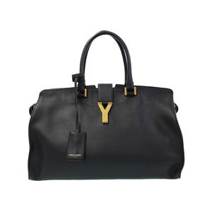 SAINT LAURENT PARIS Monogram Cabas 2way Leather HandBag